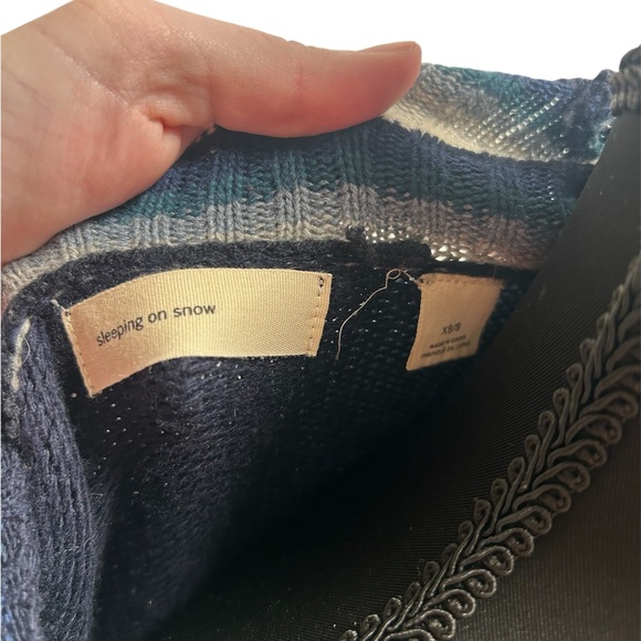 Anthropologie Sleeping on Snow Mixed Knit Kimono - Picture 4 of 4